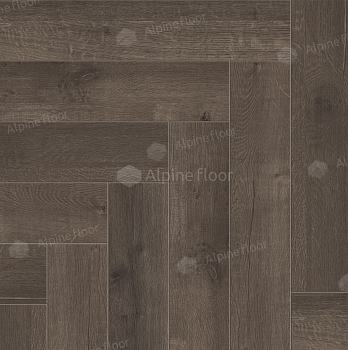 Кварцвиниловая плитка (Елочка) Alpine Floor Легкий паркет (Light Parquet) Дуб Антарес ЕСО 13-19